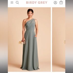 Birdy Grey Kira gown in Seaglass